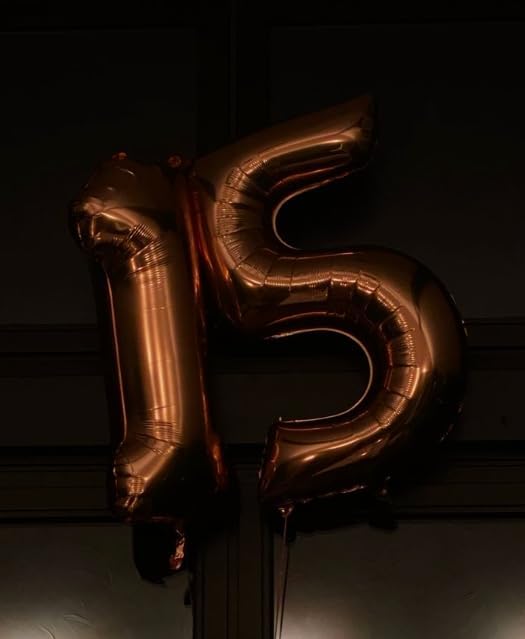 Dark Brown Number 1 Balloon 40 inch, Number 1 Birthday Balloon for Boy Girl, Coffee Brown Foil One for 1st 10 11 12 16 18 Birthday Party, Anniversary Celebration Number Balloons Decorations