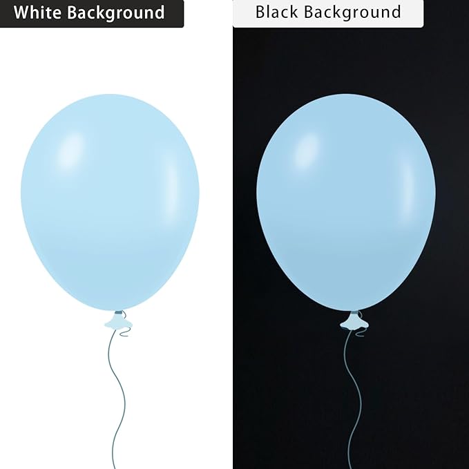 Pastel Blue Balloons 145 pcs Light Blue Balloons Different Sizes of 18 12 10 5 Inch Baby Pastel Sky Aqua Blue Balloon Arch Kit Garland for Graduation Gender Reveal Birthday Party Decorations