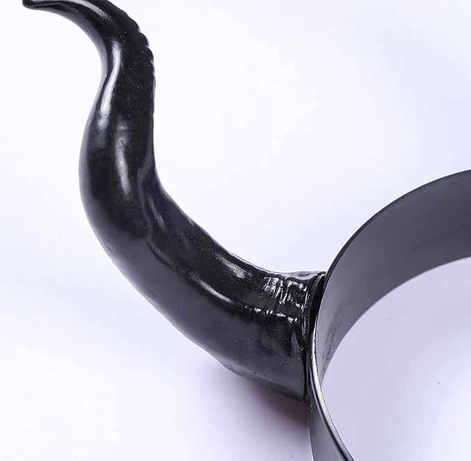 L'VOW Gothic Maleficent Horns Headband Headpiece Maleficent Ears Headdress Halloween Cosplay Costume Accessories
