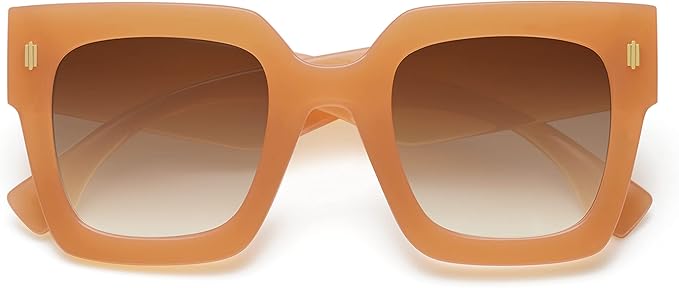 SOJOS Vintage Oversized Square Sunglasses for Women,Retro Womens Luxury Big Large Sun Glasses UV400 SJ2194