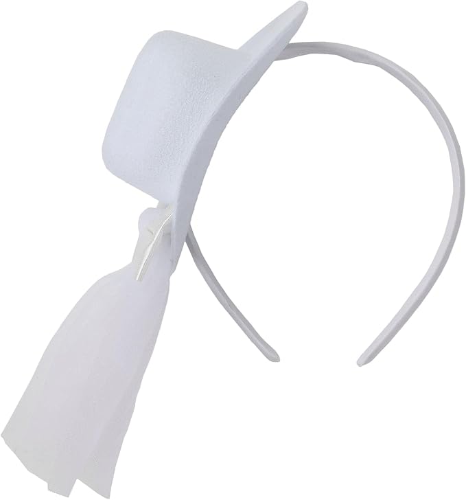 Packed Party Cowboy Hat & Veil Novelty Bridal Headband