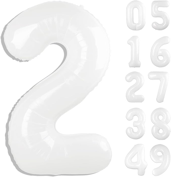 white number balloon 2026