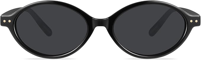 GRFISIA Retro Oval Sunglasses Womens Small Trendy Sun Glasses Sunnies UV400 Protection