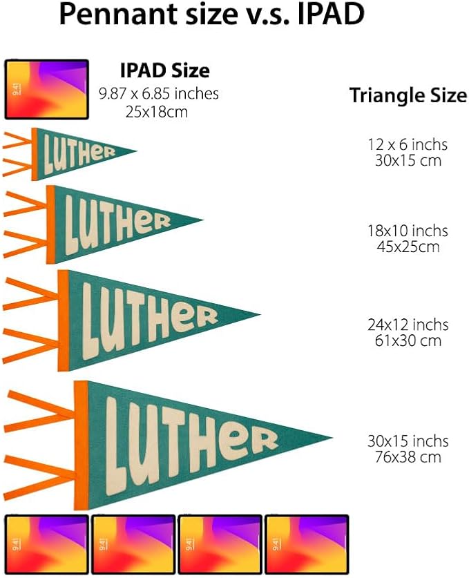 Personalized Name Pennant for Nursery Room Decor, Baby Boy Girl Name Nursery Flag, Baby Name Banner Flag Wall Hanging, Specify The Colour by Yourself