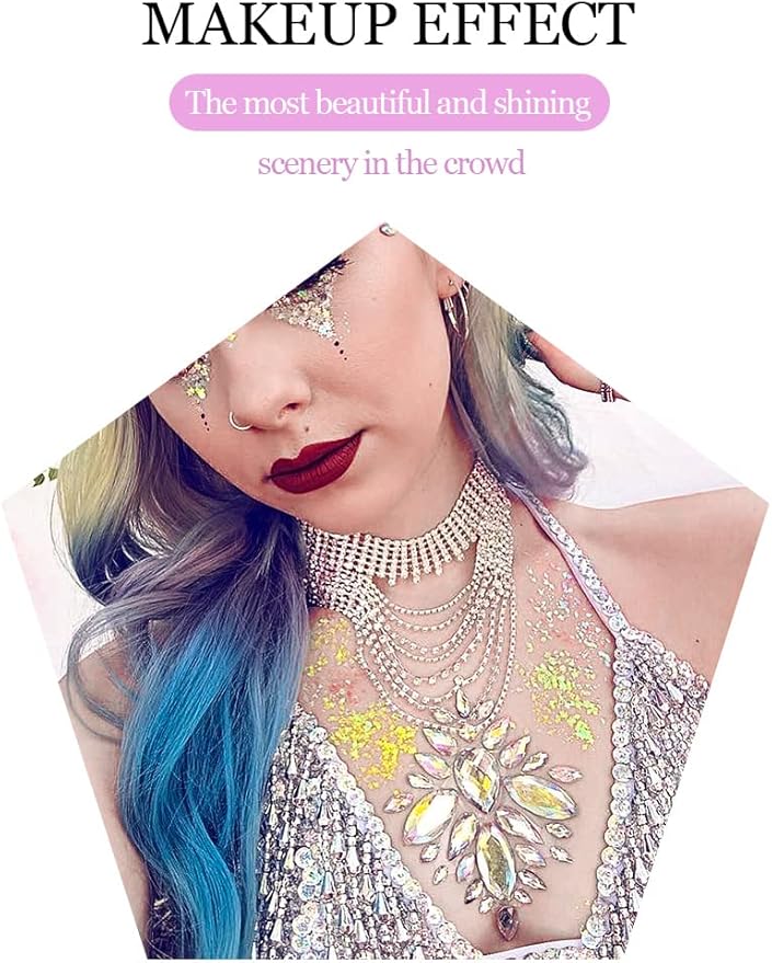 MEICOLY Red Face Glitter,Halloween Hair Glitter Gel,Stocking Stuffers for Christmas,Sparkling Glitter Face Paint,Festival Rave Accessories Glitter Makeup,Mermaid Body Glitter Gel for Women Kids