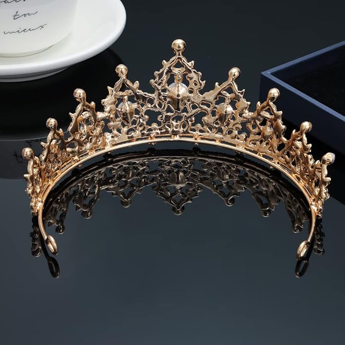 Kamirola - Queen Crown and Tiaras Princess Crown for Women and Girls Crystal Headbands for Bridal, Princess for Wedding and Party(01)