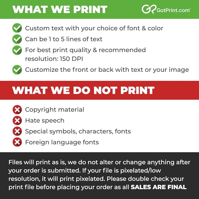 GotPrint Custom Banner 13oz Matte | Personalized Custom Vinyl Banner for Grand Openings, Graduations, Parties, Event Promotions | Add Your Text, Logos, Image, Indoor or Outdoor Use, 3 ft x 8 ft