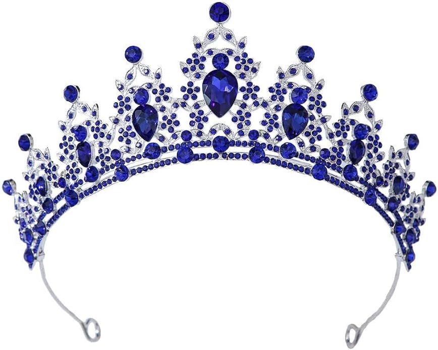 Kamirola - Queen Crown and Tiaras Princess Crown for Women and Girls Crystal Headbands for Bridal, Princess for Wedding and Party(01)