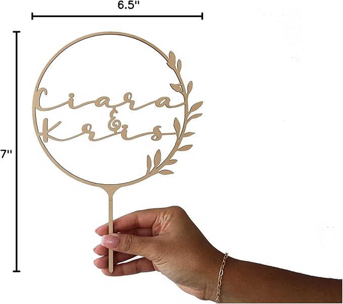 Wedding Cake Toppers, Wedding Cake Toppers Bride and Groom, Custom Cake Topper, Customize Your Own Anniversary Mr and Mrs Cake Topper (Design 1)