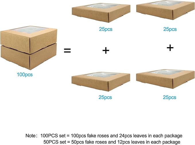 100Pcs Light Green Artificial Flowers Realistic Roses, Real Looking Fake Roses with Stem for DIY Wedding Bouquets Centerpieces Bridal Shower Party Home Romantic Decorations (Light Green, 100pcs)