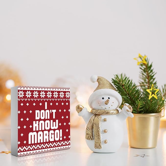Christmas Vacation Movie Holiday Decor for Home Bathroom Christmas Vacation Decorations for Office Xmas Vacation Decor Xmas Vacation Signs 5 x 5 Inch