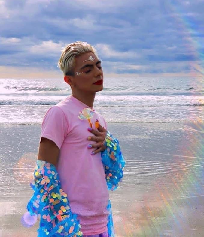 Mermaid Face Gems Stick Jewels for Women Cosplay Mermaid Halloween Club Costume Face Gems Sticker on Rave Party Gift for Kids Costume Temporary Tattoos