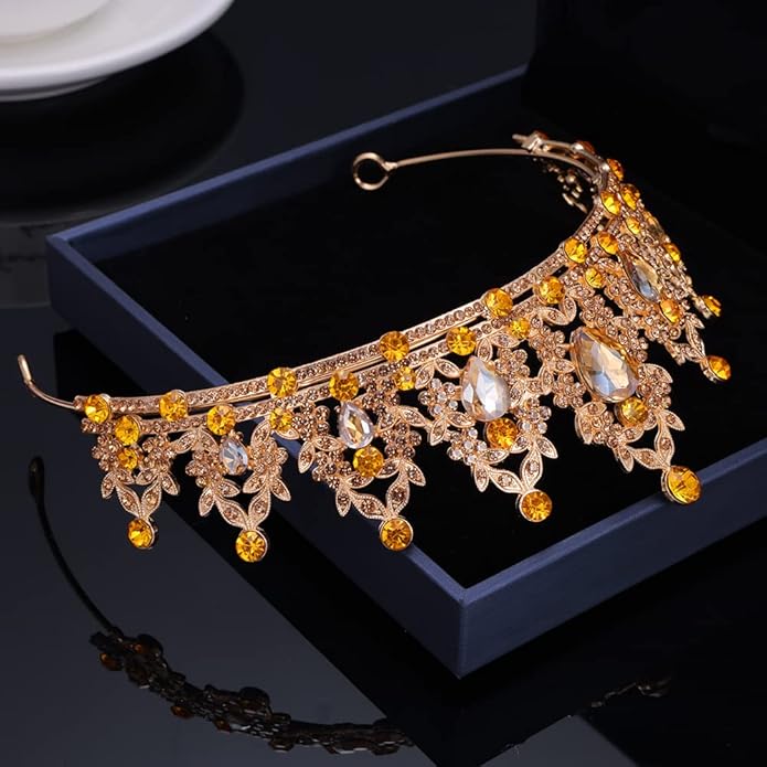 Kamirola - Queen Crown and Tiaras Princess Crown for Women and Girls Crystal Headbands for Bridal, Princess for Wedding and Party(01)