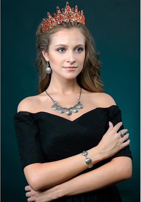 VELSCRUN Birthday Tiara Crowns for Women Girls Crystal Birthday Girl Headband Sash Elegant Princess Crown Happy Birth Party Decorations Women Sisters Birth Gift Hair Accessories