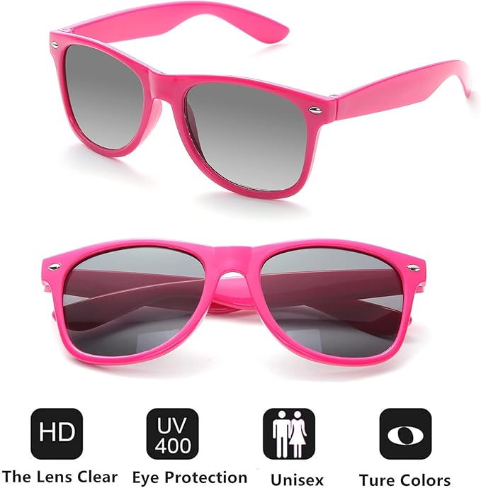 Eyegla Sunglasses Bulk Adults Party Sunglasses 80s Glasses Shades for Party Favors 8/10/20/30Pack