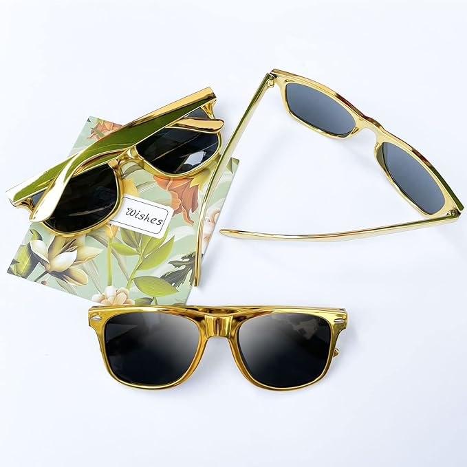 Pibupibu Neon Colors Party Favor Supplies Unisex Sunglasses Pack of 8