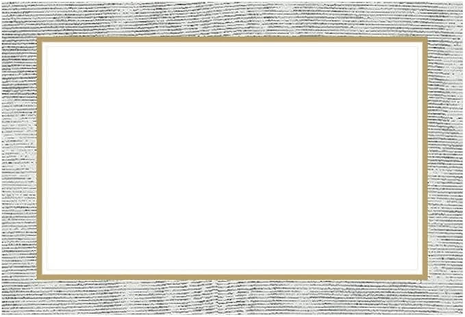 Caspari Moiré Place Cards in Silver, 50 Included