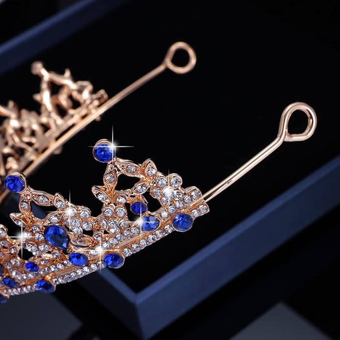 Kamirola - Queen Crown and Tiaras Princess Crown for Women and Girls Crystal Headbands for Bridal, Princess for Wedding and Party(01)