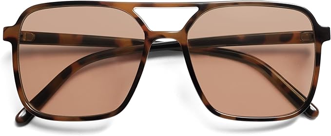 SOJOS Trendy Vintage Aviator Square Sunglasses For Womens Mens Retro 70s UV400 Women Sun Glasses SJ2327