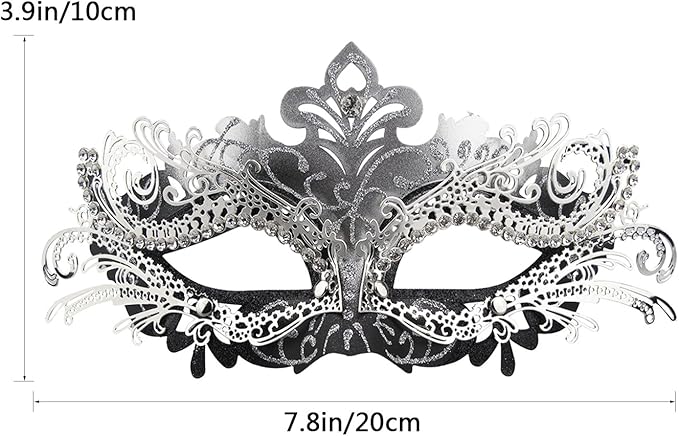 Coddsmz Couple Masquerade Mask Set - Venetian & Mardi Gras Mask for Women & Men