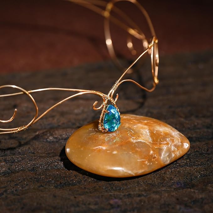 Renaissance Fairy Tale Costume Set - Elf Ear Cuff Earrings Decorative Medieval Fairy Winding Tiara Crown for Cosplay