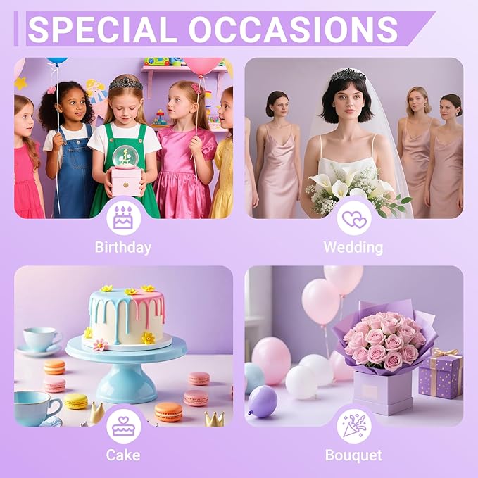 Tiara Crown for Women, Queen Tiara for Birthday Prom Bridal Party Custome Black