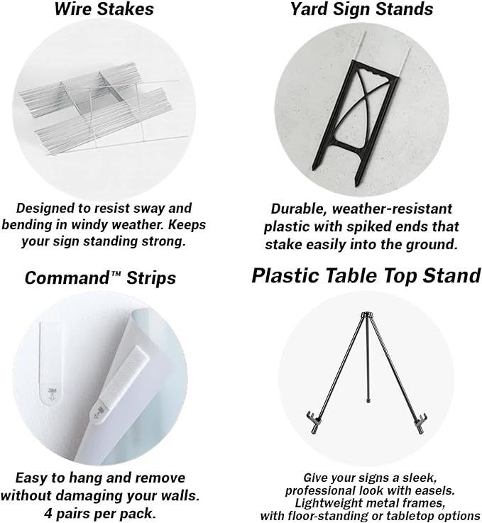 Royal Blue & Gold Glitter Sparkle Birthday Welcome Yard Sign