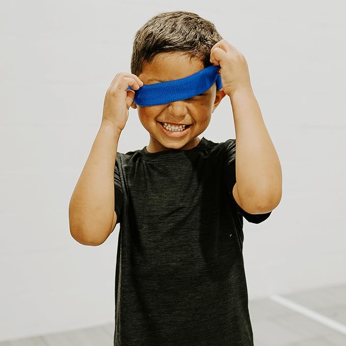 Suddora Toddlers Headbands, Sports Sweatbands for Kids, Non-Slip and Lightweight Fabric Bands for Youth Basketball, Soccer, and Tennis, Moisture-Wicking Bands for Cosplay & Costumes