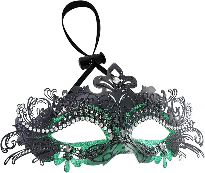 Coddsmz Couple Masquerade Mask Set - Venetian & Mardi Gras Mask for Women & Men