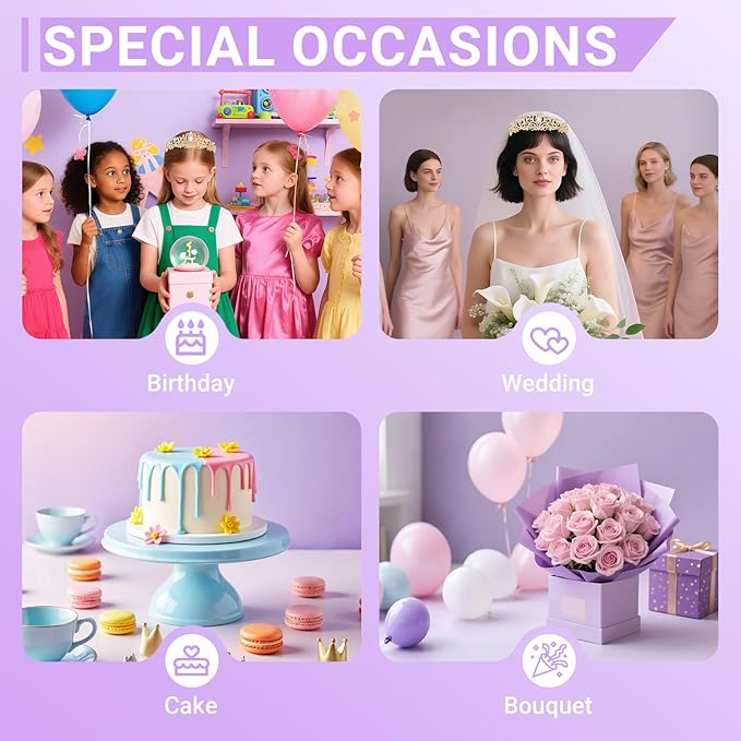 Tiara Crown for Women, Queen Tiara for Birthday Prom Bridal Party Custome Gold