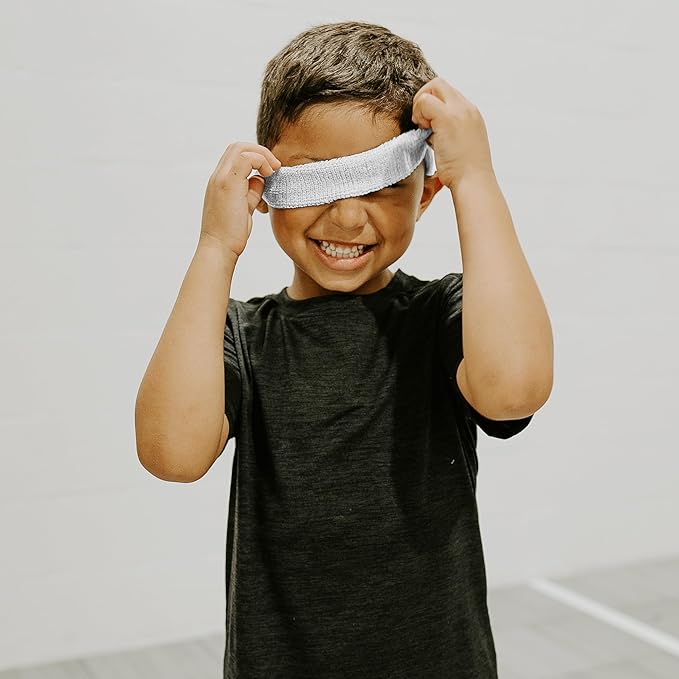 Suddora Toddlers Headbands, Sports Sweatbands for Kids, Non-Slip and Lightweight Fabric Bands for Youth Basketball, Soccer, and Tennis, Moisture-Wicking Bands for Cosplay & Costumes