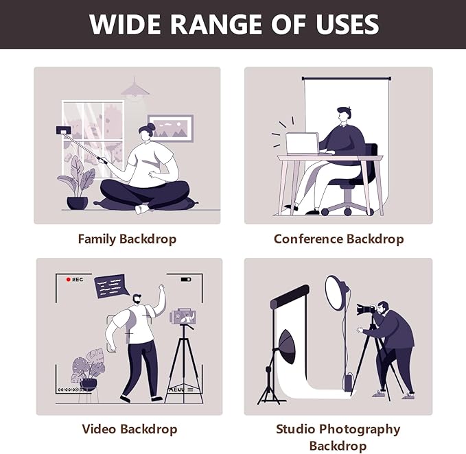 Kate Abstract Photography Backdrops Portrait Phoro Backdrops for Headshot Brown Portrait Photography Studio Props, 5x7ft