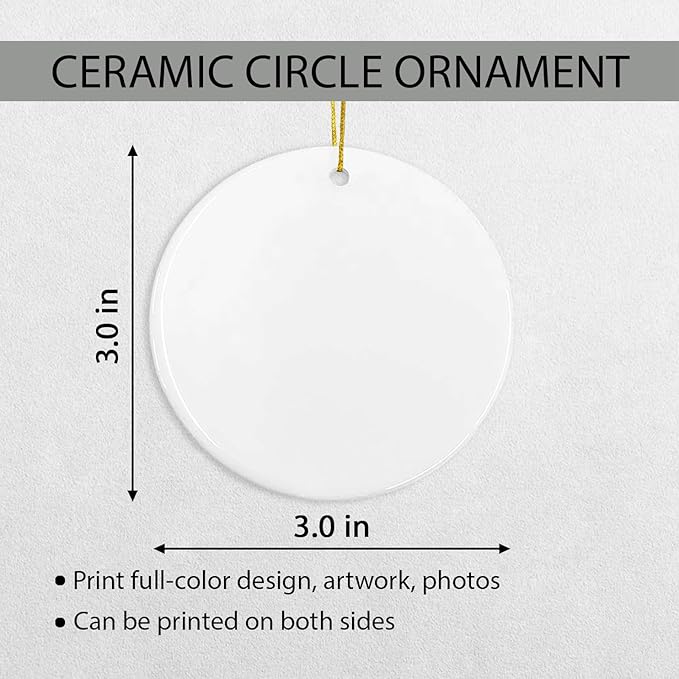Personalized 3D Snowman Christmas Ornament Gift for Kids, Baby's 1st Xmas Snowman Ceramic Ornament, Customized Year/Name Baby Snowman Xmas Ornament Gifts, Snowman & Gift Box Christmas Tree Ornament