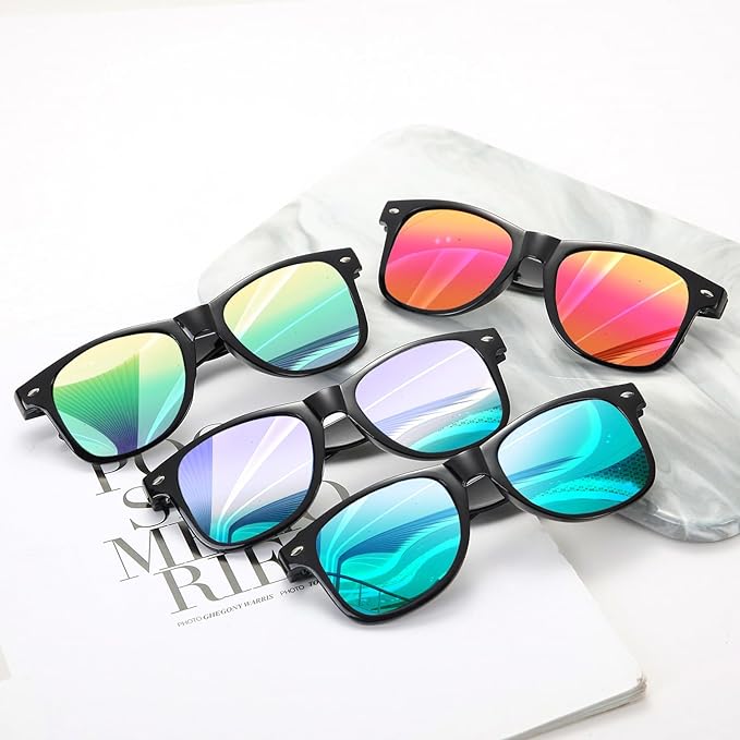 Eyegla Sunglasses Bulk Adults Party Sunglasses 80s Shades Eyewear Party Favors Glasses 10/20 Pack