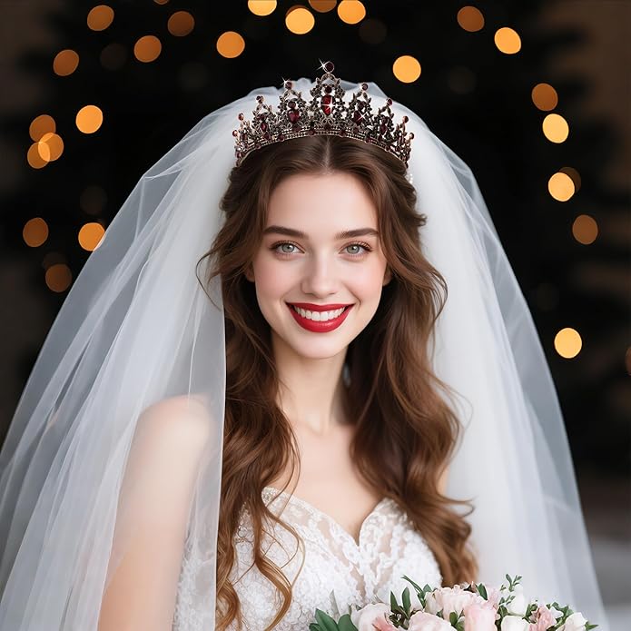 Kamirola - Queen Crown and Tiaras Princess Crown for Women and Girls Crystal Headbands for Bridal, Princess for Wedding and Party(01)