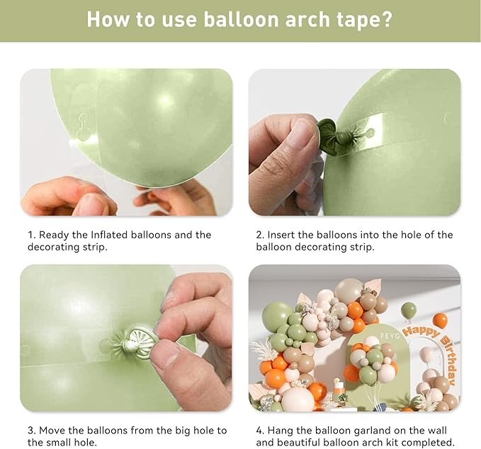 Dusty Green Orange Balloon Arch, Double Stuffed Blush Brown Cream Nude Balloon Garland Sage Green Sand White Orange Balloons for Neutral Baby Shower Wedding Birthday Gender Reveal Party Decoration