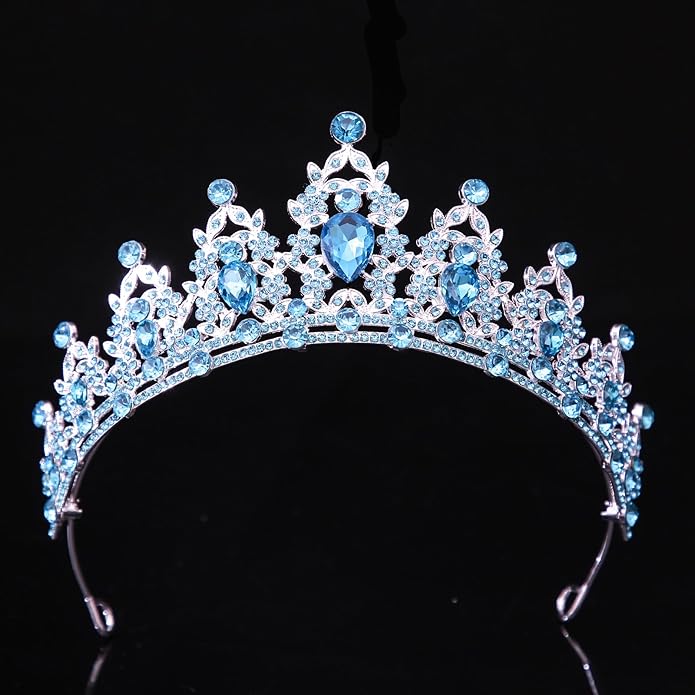 Kamirola - Queen Crown and Tiaras Princess Crown for Women and Girls Crystal Headbands for Bridal, Princess for Wedding and Party(01)