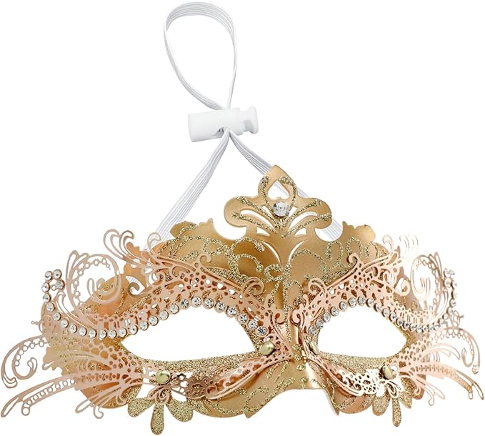 Coddsmz Couple Masquerade Mask Set - Venetian & Mardi Gras Mask for Women & Men
