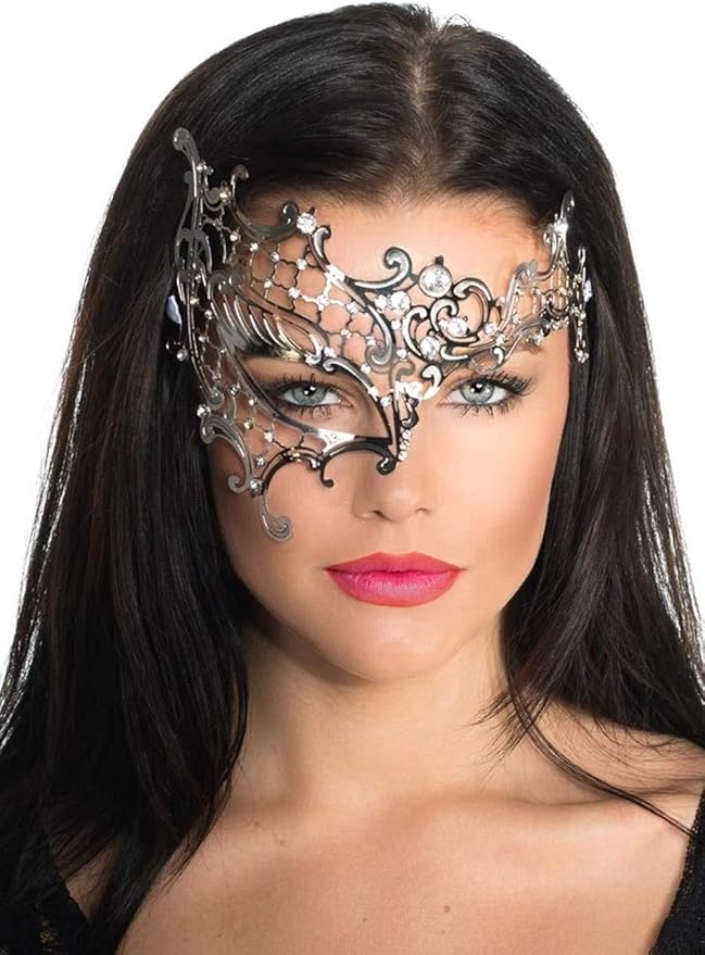 Exlinonline Lace Masquerade Mask Elastic,Fit for Adult,Soft Gentle Material,Specially For Costume,Thememed Party