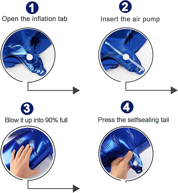 Night Blue 2026 Number Balloon, Night Blue Number Balloons 40 Inch, 2026 Balloon Birthday Decorations, 2026 Birthday Party Supplies