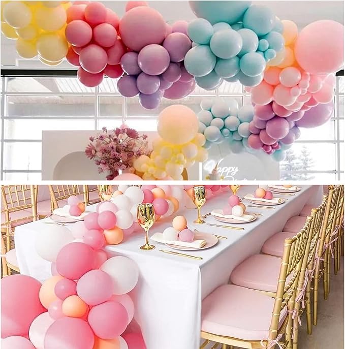 KAWKALSH Pink Balloon Arch Kit 111Pcs 18 12 5 Inch Latex Party Balloons Garland for Birthday Baby Shower Wedding Engagement Anniversary Christmas Party Decorations