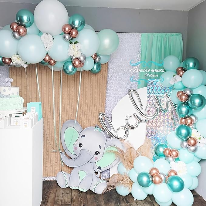Mint Green Balloons, 66pack 12inch Pastel Green Latex Party Balloons for Graduation, Easter, Wedding, Birthday, Bridal Shower, Rainbow Party, Baby Shower, Anniversary Party Decorations