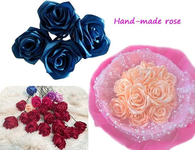 ATRBB 25 Yards 1-1/2 inch Wide Satin Ribbon Perfect for Wedding,Handmade Bows and Gift Wrapping (Blue Mist)