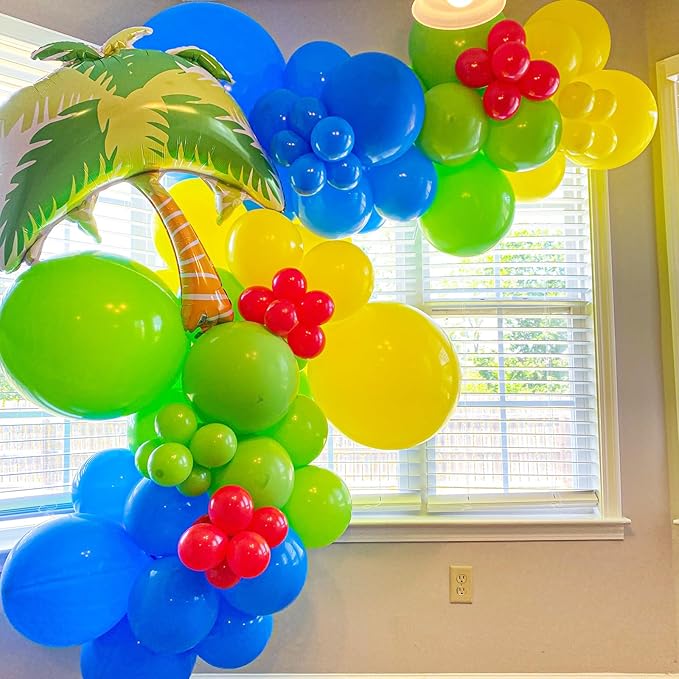 90pack Royal Blue Balloons Different Size 18/12/10/5 Inch Blue Balloon Garland Arch Kit for Graduation, Wedding, Birthday, New Year, Baby Shower, Baseball, Nautical Party Decorations