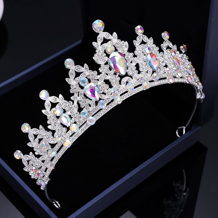 Kamirola - Queen Crown and Tiaras Princess Crown for Women and Girls Crystal Headbands for Bridal, Princess for Wedding and Party(01)