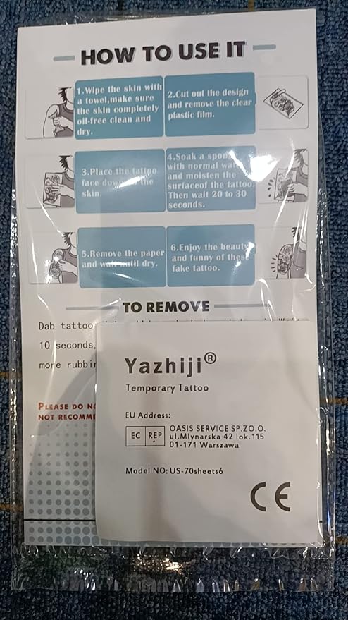 Yazhiji 70sheets Waterproof Temporary Tattoo for Girls or Boys Kids 10sheets Larger Half Arm Wolf Tiger Lion Fake Tattoos for Men or Women And 60 sheets Tiny Flower Snake Bird Crown Tattoo Sticker