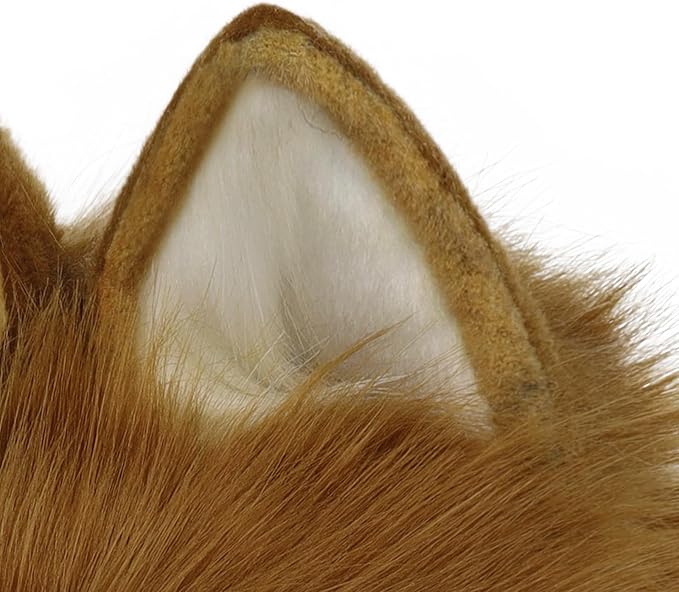 Animal Wolf Mask Cosplay Costume Accessories Furry Faux Fur Dog Fox Full Head Therian Masks Anime Dress up Party