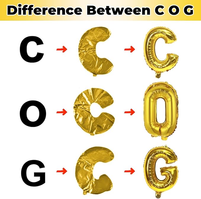 Giant P Alphabet Balloon Letters, Gold Self Inflating Custom Letter Balloons Birthday Decor, 40 Inch Helium Mylar Foil Name Word Balloons for Girls Men Anniversary Party Graduation Decoration Supplies