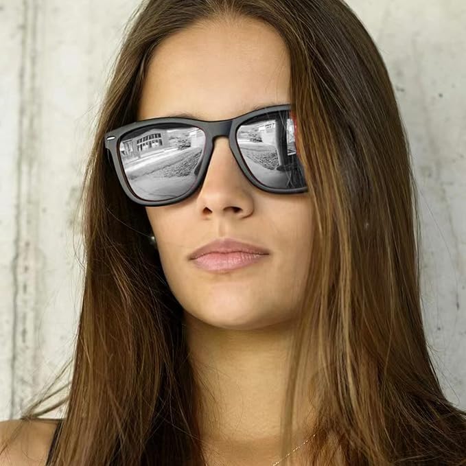 SUNOVELTIES 12/24 Pack Neon Party Sunglasses Mirrored/Jelly Lens Bulk Glasses Horn Rimmed Eyewear for Men Women