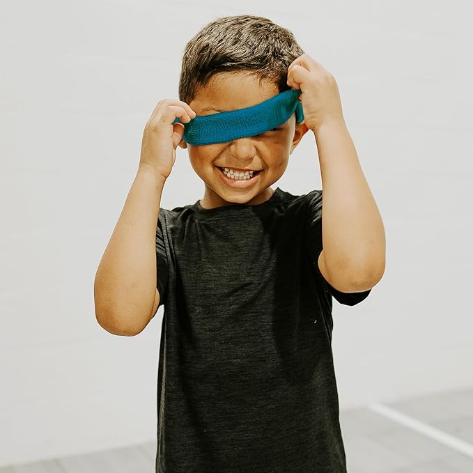 Suddora Toddlers Headbands, Sports Sweatbands for Kids, Non-Slip and Lightweight Fabric Bands for Youth Basketball, Soccer, and Tennis, Moisture-Wicking Bands for Cosplay & Costumes